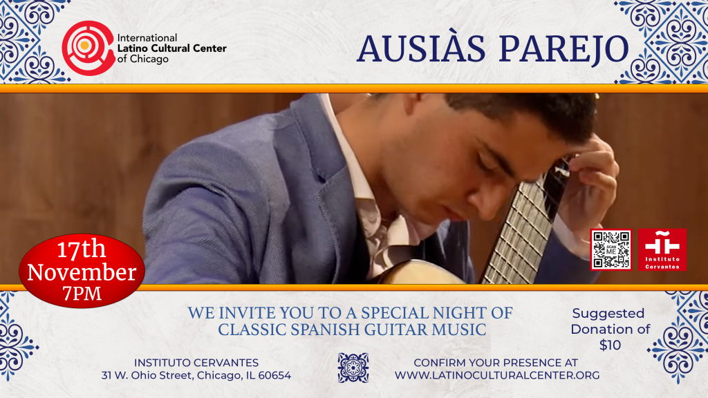Ausìas Parejo in Concert at the Instituto Cervantes - November 17th 2022 (ILCC)