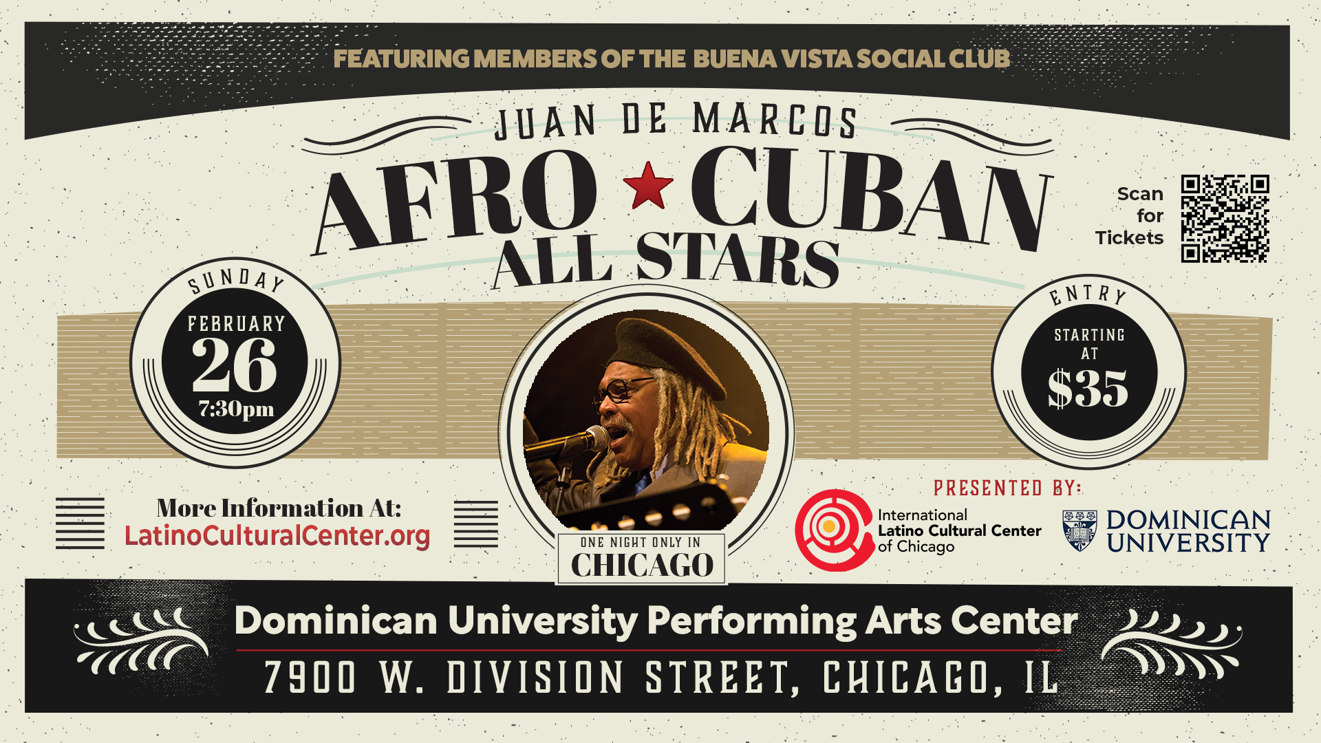 Juan De Marcos & The AfroCuban All Stars International Latino