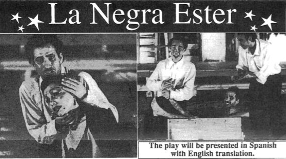 La Negra Ester, one of the first productions with the ILCC