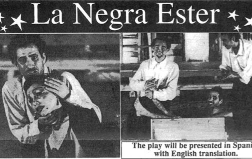 La Negra Ester, one of the first productions with the ILCC