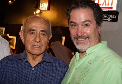 Pepe Vargas and Mateo Mulcahy - the past and present leadership of the ILCC and CLFF