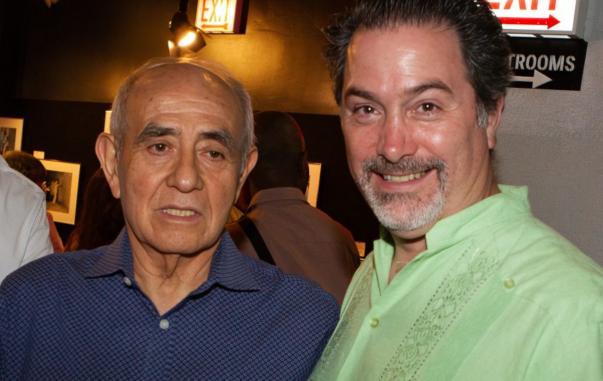 Pepe Vargas and Mateo Mulcahy - the past and present leadership of the ILCC and CLFF